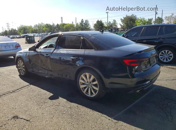 WAUGMAF45HN048267 2017 AUDI A4 Blue Задня ліва чверть