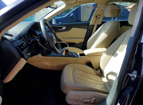 WAUGMAF45HN048267 2017 AUDI A4 Blue Вид салону спереду