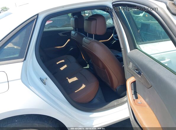 WAUGMAF45HN064968 2017 AUDI A4 White Vista de la etiqueta del VIN