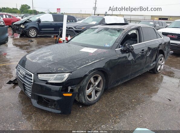 WAUGMAF46KA011856 2019 AUDI A4 Черный Передняя левая четверть