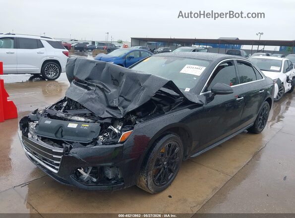 WAUGMAF46LN012273 2020 AUDI A4 Black Передня ліва чверть