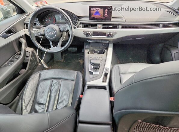 WAUGMAF47HN067516 2017 AUDI A4 Black Dashboard view
