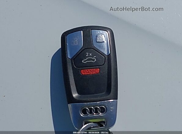 WAUGMAF47KA061200 2019 AUDI A4 White წინა პანელის ხედი
