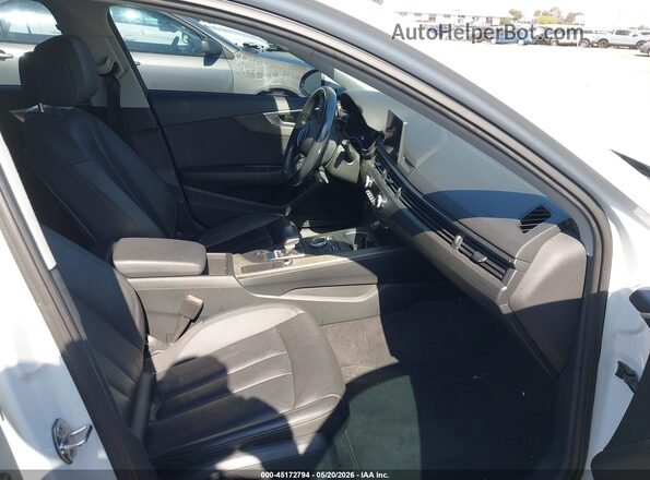 WAUGMAF47KA061200 2019 AUDI A4 White წინა სალონის ხედი