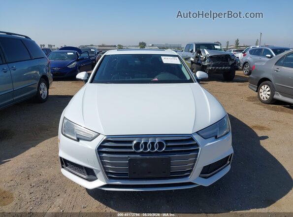 WAUGMAF47KA061200 2019 AUDI A4 White ხელსაწყოთა პანელის ხედი