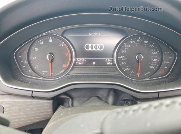 WAUGMAF48LN008564 2020 AUDI A4 Silver ხელსაწყოთა პანელის ხედი