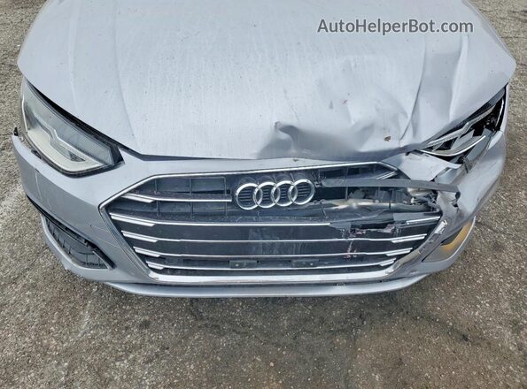 WAUGMAF48LN008564 2020 AUDI A4 Silver უკანა სალონის ხედი