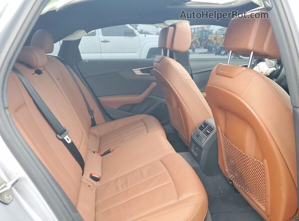 WAUGMAF48LN008564 2020 AUDI A4 Silver უკანა სავარძლების ხედი