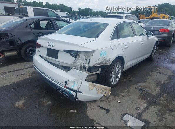 WAUGMAF49KA060548 2019 AUDI A4 Белый Задняя правая четверть