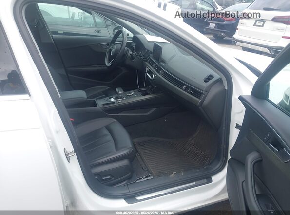 WAUGMAF49KA060548 2019 AUDI A4 Белый Вид салона спереди