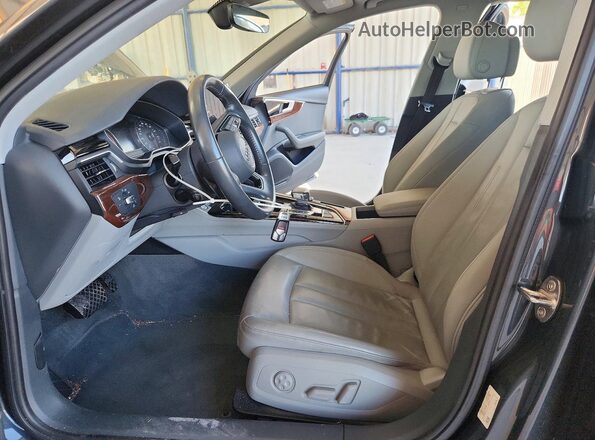 WAUGMBF43LN010857 2020 AUDI A4 Gray Front interior view