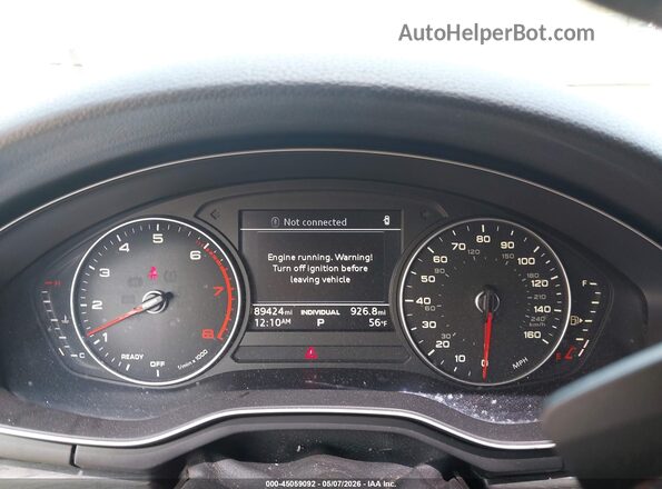 WAUGNAF40HN016792 2017 AUDI OTHER Black 