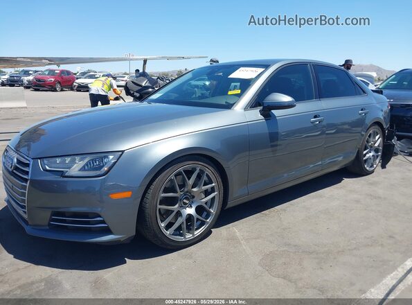 WAUGNAF47HN021035 2017 AUDI A4 Gray წინა მარცხენა ხედი სამი მეოთხედიდან