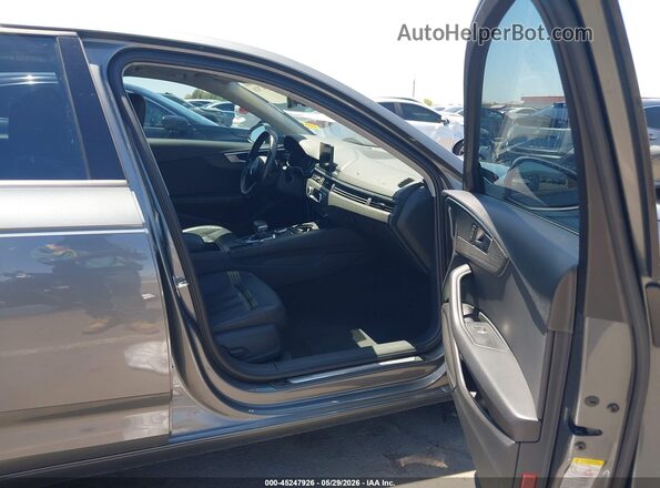 WAUGNAF47HN021035 2017 AUDI A4 Gray წინა სალონის ხედი