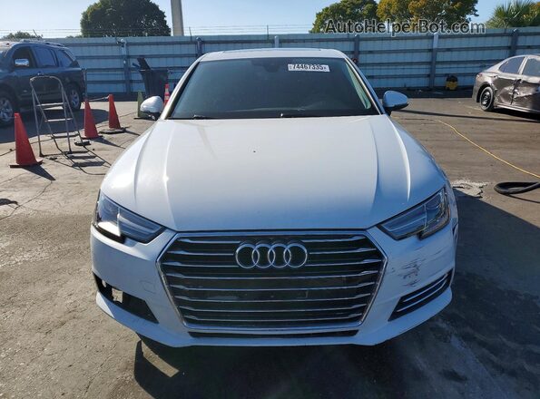 WAUGNAF48HN020296 2017 AUDI A4 White Вид спереду