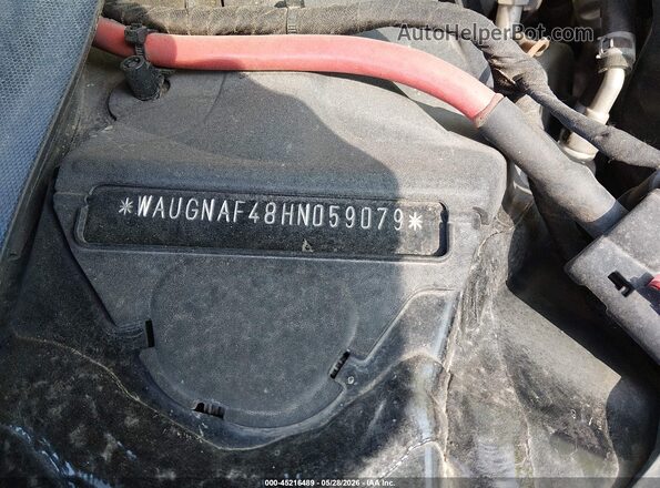 WAUGNAF48HN059079 2017 AUDI OTHER Black Engine compartment view