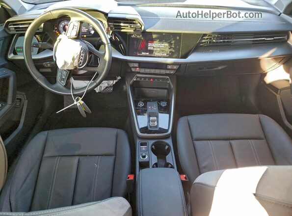 WAUGUDGY4PA093760 2023 AUDI A3 Black Dashboard view