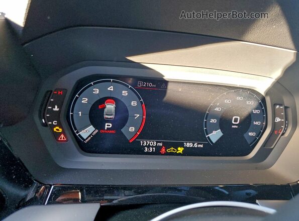 WAUGUDGY4PA093760 2023 AUDI A3 Black Instrument cluster view
