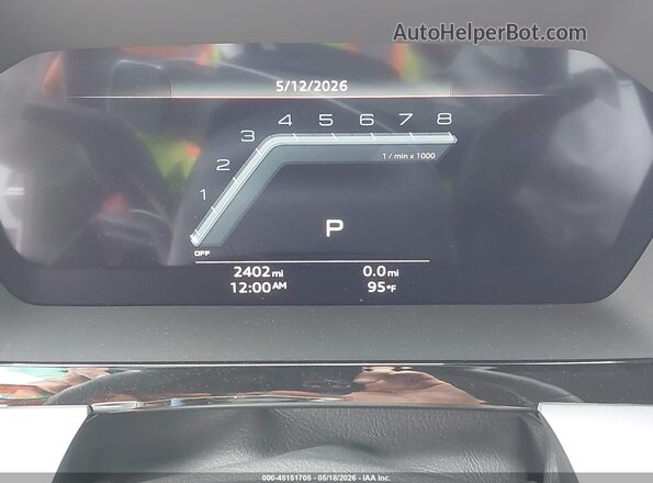 WAUGUDGY7TA039119 2026 AUDI A3 White Widok tylnych siedzeń