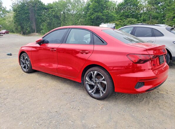 WAUGUDGY9NA105575 2022 AUDI A3 Red Tył lewy
