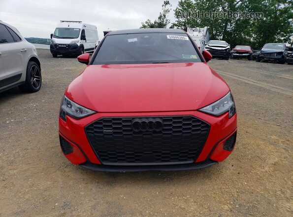 WAUGUDGY9NA105575 2022 AUDI A3 Red Widok z przodu