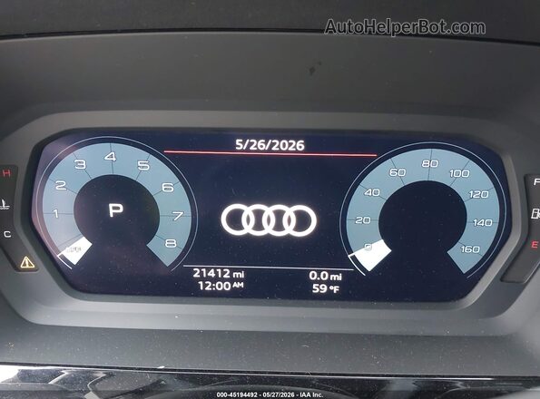WAUGUDGY9PA136621 2023 AUDI A3 White Widok tylnych siedzeń