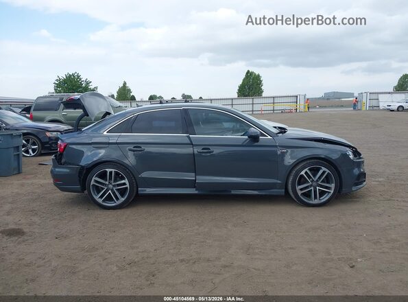 WAUGUGFF2J1025725 2018 AUDI A3 Gray Widok wnętrza z tyłu