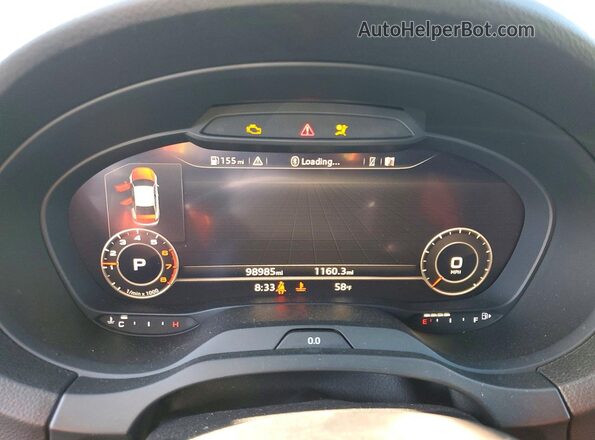 WAUGUGFF4H1024697 2017 AUDI A3 Черный Вид щитка приборов