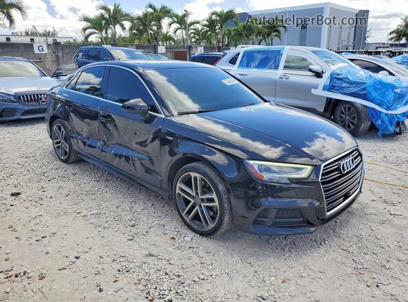 WAUGUGFF7KA075473 2019 AUDI A3 Черный Передняя правая четверть