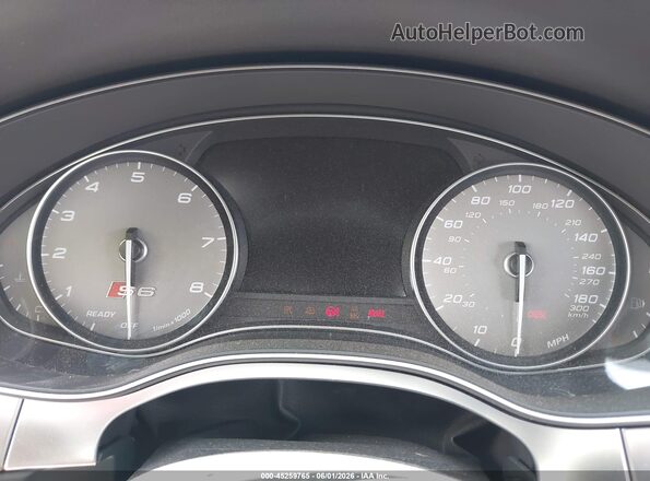 WAUH2AFC5GN017150 2016 AUDI S6 Gray 