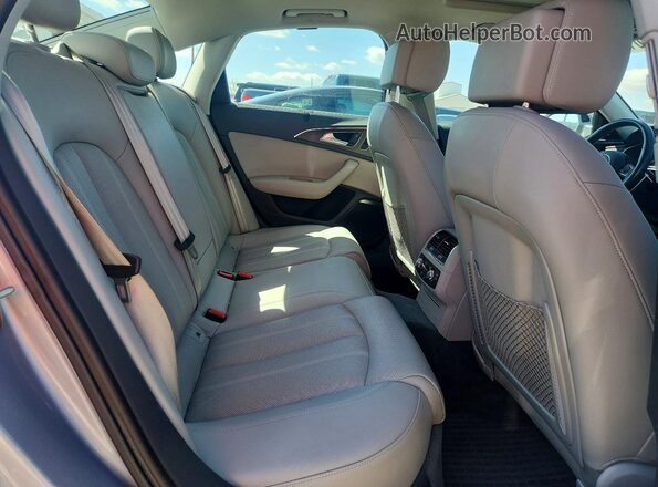 WAUH2AFC5HN102569 2017 AUDI A6 Silver Widok tylnych siedzeń