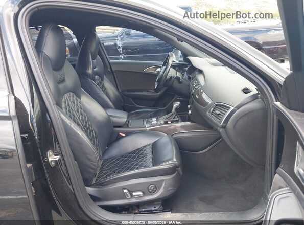 WAUH2AFC8GN123799 2016 AUDI S6 Black Widok wnętrza z przodu