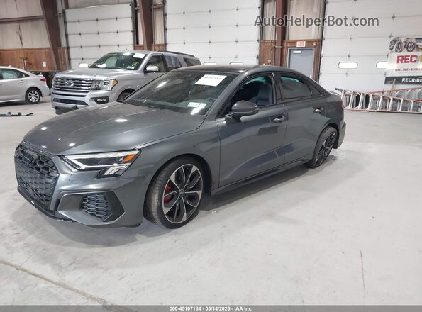 WAUH3DGY0RA137974 2024 AUDI S3 Gray Передня ліва чверть