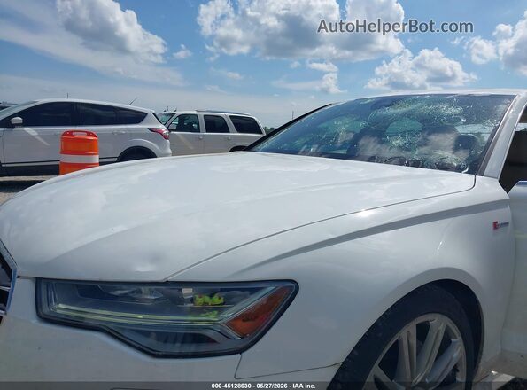 WAUHGAFC2GN162597 2016 AUDI A6 White Դիմացի տեսք