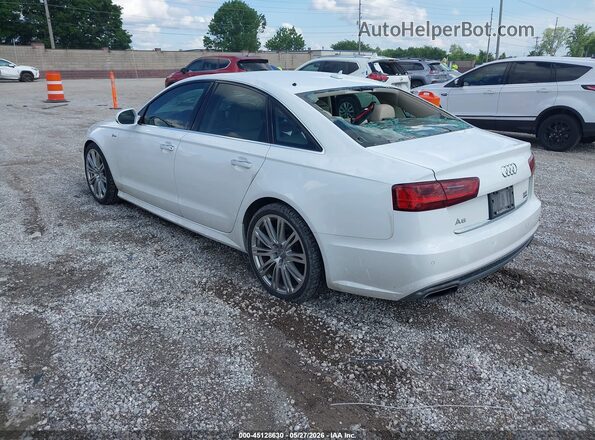 WAUHGAFC2GN162597 2016 AUDI A6 White Հետևի ձախ