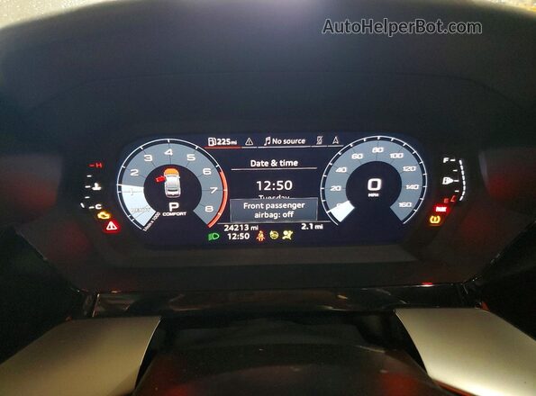 WAUHUDGY2RA130442 2024 AUDI A3 Silver ხელსაწყოთა პანელის ხედი