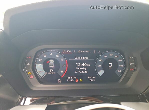 WAUHUDGY9PA049659 2023 AUDI A3 Gray Вид щитка приладів