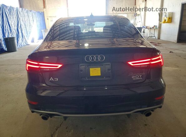 WAUJ8GFF6H1050583 2017 AUDI A3 Black Вид ззаду