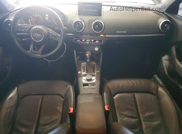 WAUJ8GFF6H1050583 2017 AUDI A3 Black Вид панелі приладів