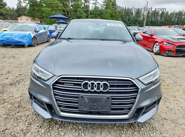 WAUJEGFF4K1027271 2019 AUDI A3 Gray Դիմացի տեսք