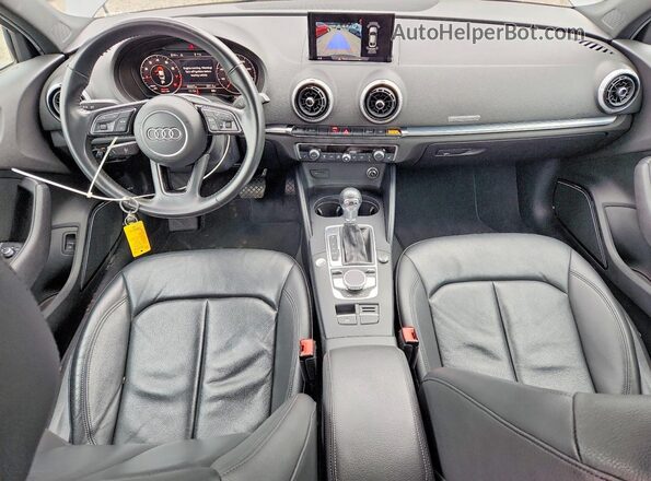 WAUJEGFF4K1027271 2019 AUDI A3 Gray Առջևի վահանակի տեսք