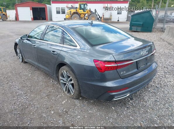 WAUK2AF28MN075195 2021 AUDI A6 Gray Trasero izquierdo