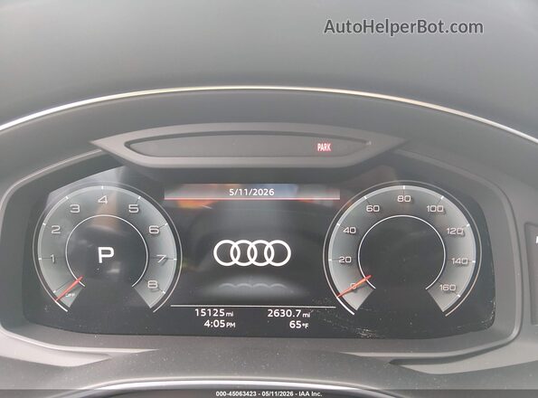 WAUK2BF22SN048285 2025 AUDI A6 Gray Հետևի նստատեղերի տեսք