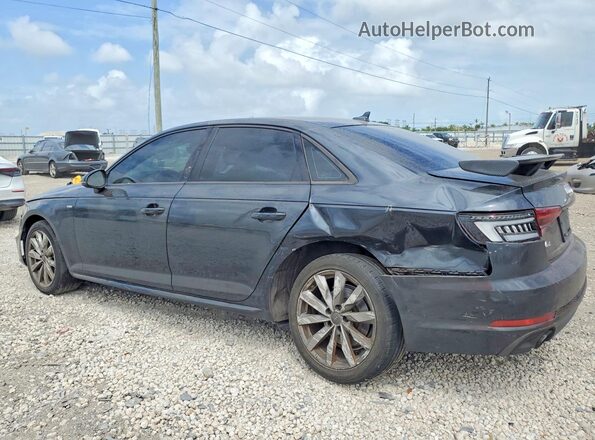 WAUKMAF41JA192647 2018 AUDI A4 Charcoal უკანა მარცხენა
