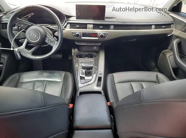 WAUKMAF41JA192647 2018 AUDI A4 Charcoal წინა პანელის ხედი