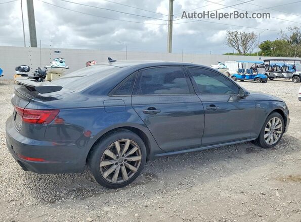 WAUKMAF41JA192647 2018 AUDI A4 Charcoal უკანა მარჯვენა