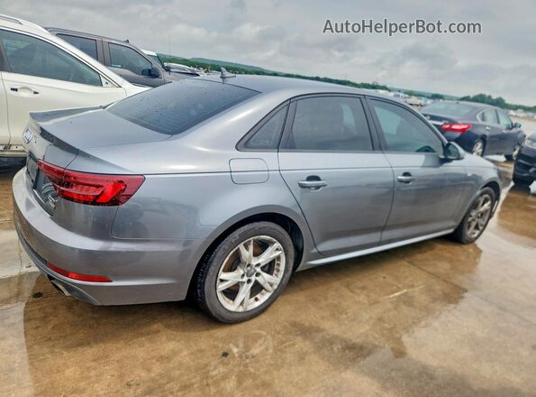 WAUKMAF43JA085406 2018 AUDI A4 Серый Задняя правая четверть
