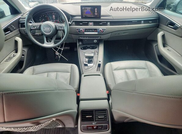 WAUKMAF43JA085406 2018 AUDI A4 Серый Вид панели приборов