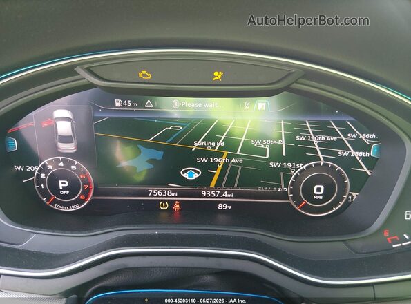WAUKMAF47JA233752 2018 AUDI A4 Gray 