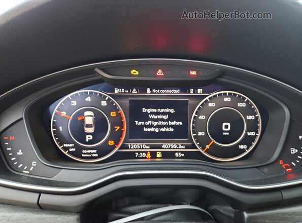 WAUKMAF4XHN057766 2017 AUDI A4 Белый 